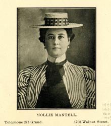 City Directory Portrait of Mollie Mantell